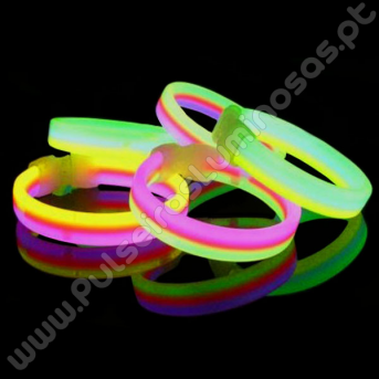 Pulseras Luminosas Triple (33 uds)