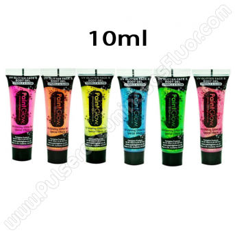 Pintura Fluorescente con Purpurina 10 ml