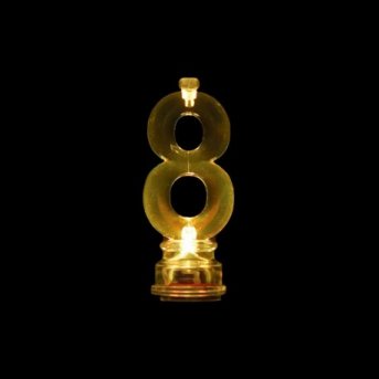 Velas y Número 8 Led Velas y Número 8 Led