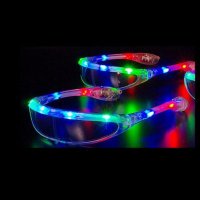 EKOI Lentes Led Para Fiestas Con Luces Gafas Luminosas