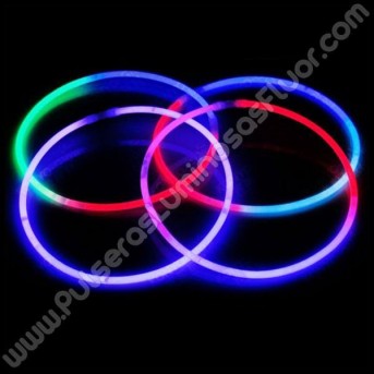 Collares Luminosos Tricolor (50 uds)