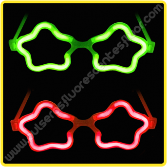 Gafa Fluorescente Estrella a Granel (50 uds)