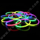 Pulseras Luminosas Tricolor (100 uds)