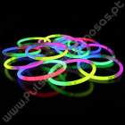 Pulseras Luminosas Tricolor (100 uds)