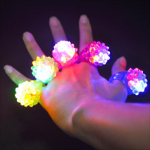 anillos con luz