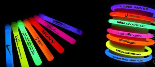 Pulseras PVC LED Logo Neon Luces Luminosas Personalizadas con LOGO Logotipo  para Fiestas, Eventos