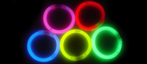 pulseras luminiscentes